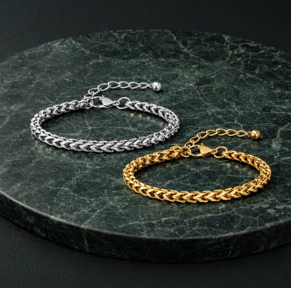 Roestvrij stalen armband Olympic - zilver
