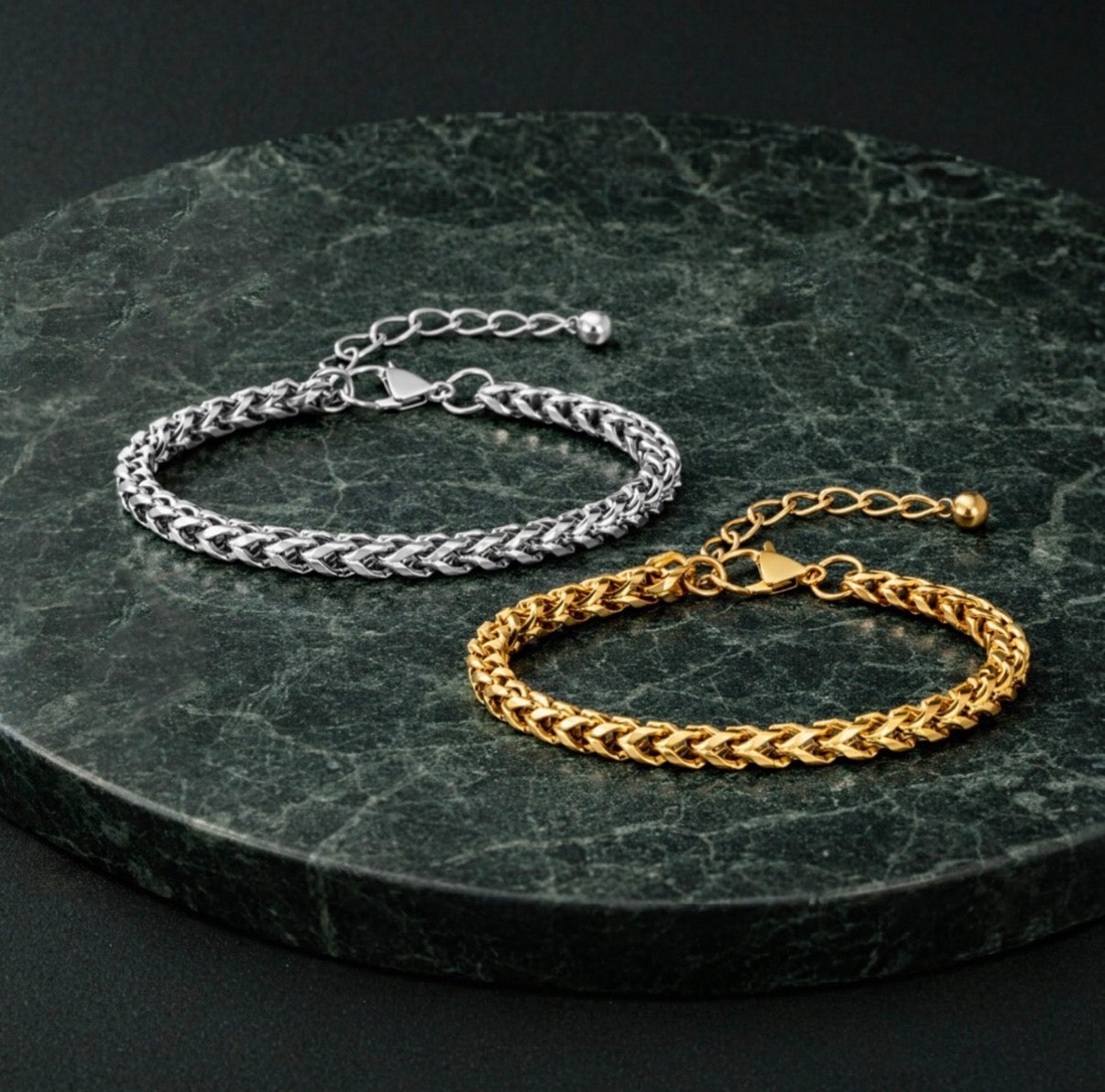 Roestvrij stalen armband Olympic - zilver