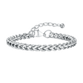 Roestvrij stalen armband Olympic - zilver