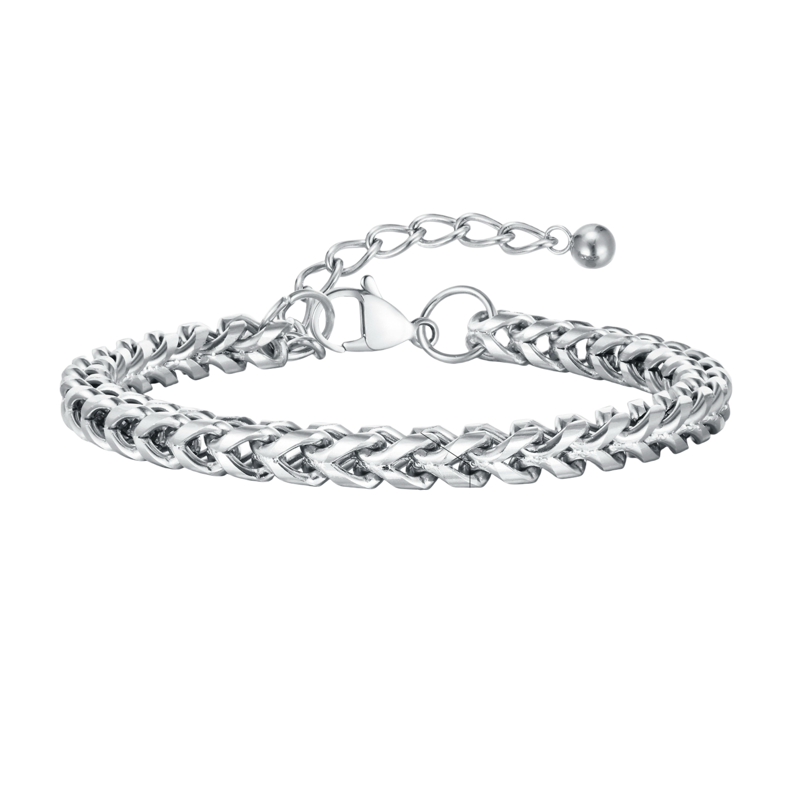 Roestvrij stalen armband Olympic - zilver