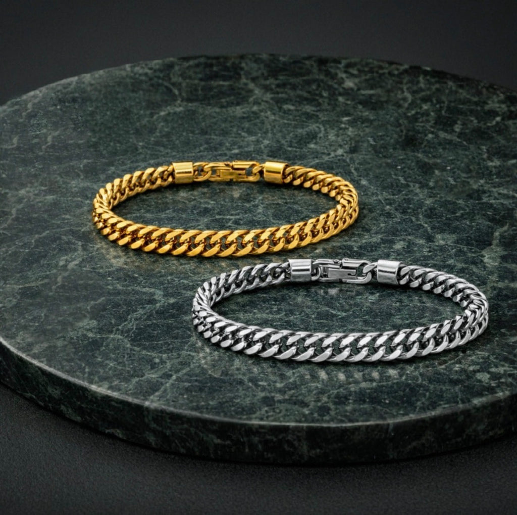 Roestvrij stalen armband Chain - zilver