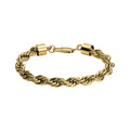 Roestvrij stalen armband Twist - goud