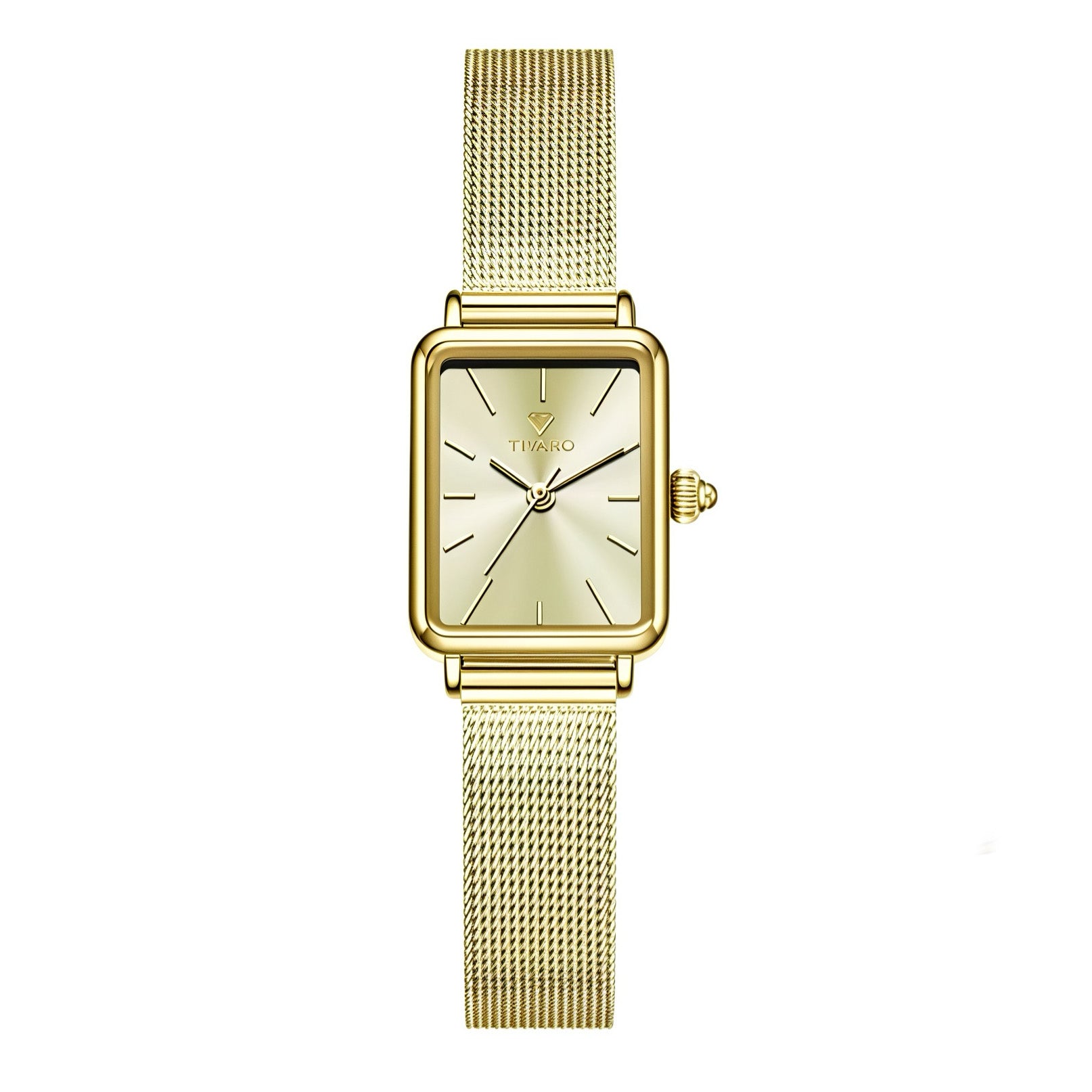 Tivaro horloge Elegance Square Gold